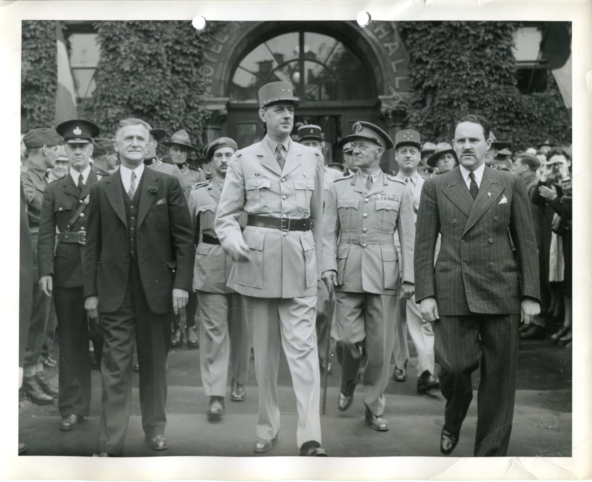 Québec Lucien Borne de Gaulle et Dr Simard